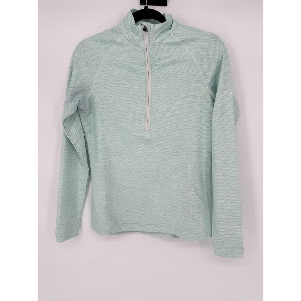 Peter Millar Pullover‎ Women Small Green 1/4 Zip Wicking UPF 50 Golf IDI Gazeley